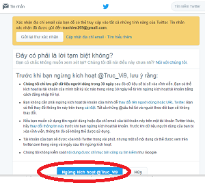 Hướng dẫn xoá tài khoản Twitter